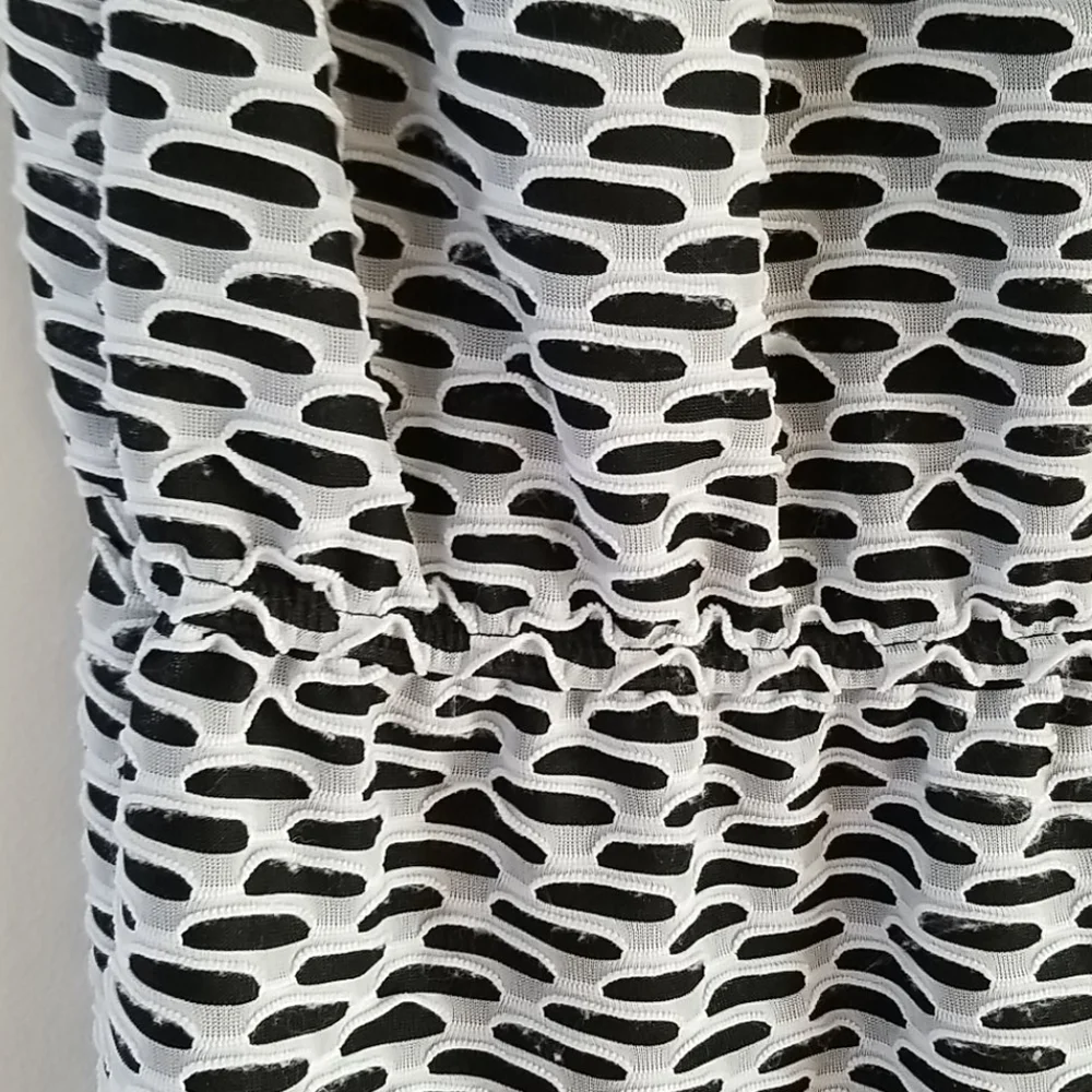 Jordan Taylor black White hooded beach cover up